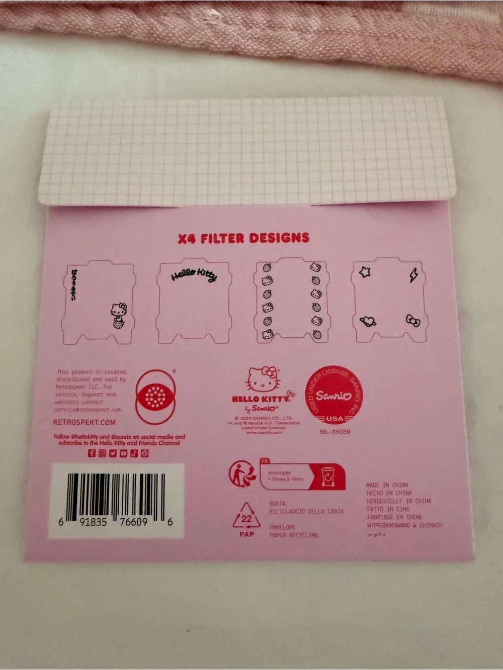 Polaroid Pink Hello Kitty Instant Camera